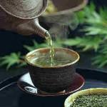 Una taza de te verde